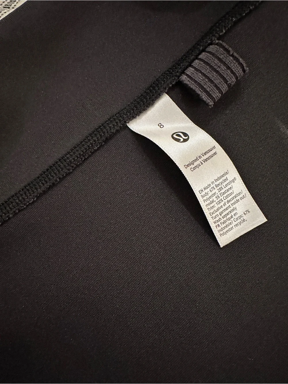 Lululemon Ribbed Softsreme Crop Tank Top - Black